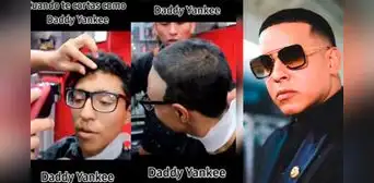 Le pide a su barbero que le haga el corte de Daddy Yankee y el resultado no fue el que esperaba Le pide a su barbero que le haga el corte de Daddy Yankee y el resultado no fue el que esperaba