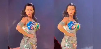 Katy Perry preocupa a sus fanáticos luego de que se le cayera un párpado en pleno concierto Katy Perry preocupa a sus fanáticos luego de que se le cayera un párpado en pleno concierto