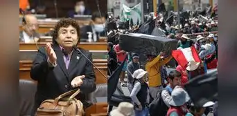 Susel Paredes lamenta falta de voluntad en el Congreso: "Es momento de irse" Susel Paredes lamenta falta de voluntad en el Congreso: "Es momento de irse"