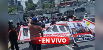 Marcha en Lima EN VIVO: 13 agentes de la PNP quedan heridos durante desbloqueo en la Panamericana Sur Marcha en Lima EN VIVO: 13 agentes de la PNP quedan heridos durante desbloqueo en la Panamericana Sur