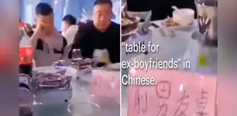 Joven invita a sus exnovios para que la acompañen en su boda y los agrupa en una misma mesa Joven invita a sus exnovios para que la acompañen en su boda y los agrupa en una misma mesa