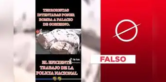Es falso que video evidencia detención de “terroristas” e incautación de “bombas” para atentados contra Gobierno de Dina Boluarte Es falso que video evidencia detención de “terroristas” e incautación de “bombas” para atentados contra Gobierno de Dina Boluarte