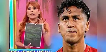 Magaly tras leer comunicado de Renato Tapia reconociendo a hijo: "Pretende taparnos la boca" Magaly tras leer comunicado de Renato Tapia reconociendo a hijo: "Pretende taparnos la boca"