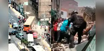 Lince: choque de bus contra vivienda deja una fallecida y heridos
