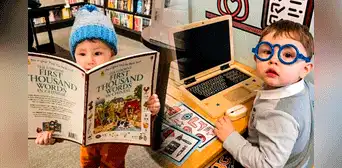 Teddy, el niño que aprendió a leer a los 2 años y puede contar hasta 100 en 7 idiomas