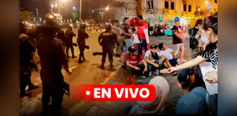 HOY, Marcha en Lima EN VIVO: efectivos policiales resguardan la plaza San Martín HOY, Marcha en Lima EN VIVO: efectivos policiales resguardan la plaza San Martín