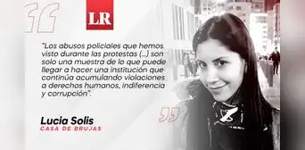 Perú, país de policías, por Lucia Solis Perú, país de policías, por Lucia Solis
