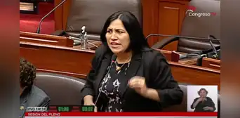 Flor Pablo descarta pertenecer a una nueva Mesa Directiva en caso proceda el adelanto de elecciones Flor Pablo descarta pertenecer a una nueva Mesa Directiva en caso proceda el adelanto de elecciones
