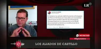 René Gastelumendi: "Nadie niega que había intenciones golpistas, pero Castillo terminó golpeando al Estado" René Gastelumendi: "Nadie niega que había intenciones golpistas, pero Castillo terminó golpeando al Estado"