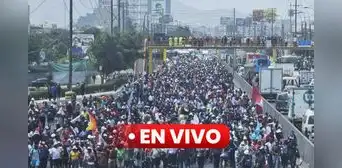 Panamericana Norte EN VIVO: cientos marchan en Evitamiento hacia el Centro de Lima Panamericana Norte EN VIVO: cientos marchan en Evitamiento hacia el Centro de Lima