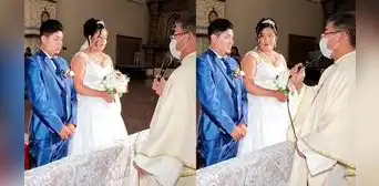 Novio sorprende a sacerdote tras afirmar que es obligado a casarse en plena ceremonia Novio sorprende a sacerdote tras afirmar que es obligado a casarse en plena ceremonia
