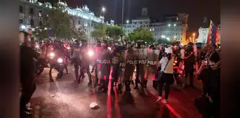 Marcha en Lima: Policía Nacional impidió el ingreso de manifestantes a la plaza San Martín