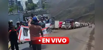 Marcha en Lima EN VIVO: terminal Yerbateros suspende salidas al centro del Perú por bloqueo de la Carretera Central