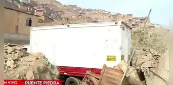 Puente Piedra: camión se estrella contra vivienda y deja a personas heridas Puente Piedra: camión se estrella contra vivienda y deja a personas heridas