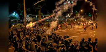 Policía usó cerca de 9 toneladas de bombas lacrimógenas en 10 días de protestas sociales