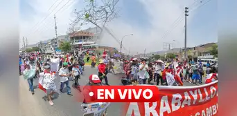 Marcha en Lima EN VIVO:  manifestantes llegaron a la Plaza San Martín en el Centro de Lima