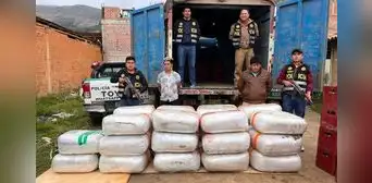La Libertad: intervienen camión con más de 300 kilos de marihuana escondidos entre cajas de cerveza