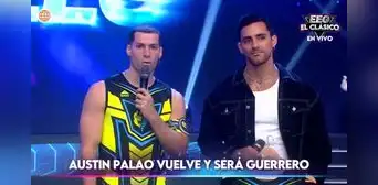 Patricio Parodi le da la bienvenida a Austin Palao a “Esto es guerra” y niega rivalidad entre los 2