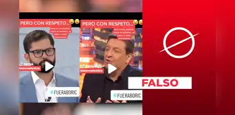 No, este video no muestra al periodista Julio César Rodríguez insultando al presidente de Chile No, este video no muestra al periodista Julio César Rodríguez insultando al presidente de Chile