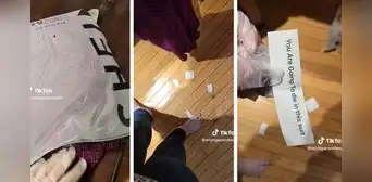 Mujer encuentra siniestra nota junto a su pedido de Shein: “No usaré este vestido ni me lo probaré”