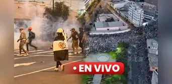 Marcha en Lima EN VIVO: heridos y daños materiales quedaron tras enfrentamiento en la av. Abancay
