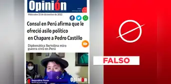 No, el medio Opinión no publicó noticia sobre asilo político de Bolivia a Pedro Castillo No, el medio Opinión no publicó noticia sobre asilo político de Bolivia a Pedro Castillo