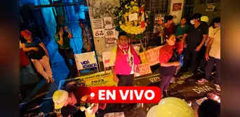 Marcha en Lima EN VIVO: Policía dispersa a manifestantes que realizaban vigilia en zona donde murió Víctor Santisteban Marcha en Lima EN VIVO: Policía dispersa a manifestantes que realizaban vigilia en zona donde murió Víctor Santisteban
