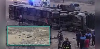 En Piura se elevó a 26 la cifra de muertos en vuelco de bus En Piura se elevó a 26 la cifra de muertos en vuelco de bus