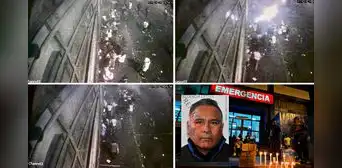 Marcha en Lima: nuevo video muestra cómo policía dispara lacrimógena que le cae a Víctor Santisteban