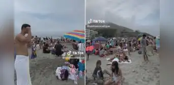 Lleva a su novio italiano a conocer la playa de Ancón y su reacción es viral: “Parece mercado” Lleva a su novio italiano a conocer la playa de Ancón y su reacción es viral: “Parece mercado”