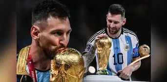 Messi confiesa lo que sintió al ver la Copa del Mundo: "Me decía vení, ahora sí me podés tocar"