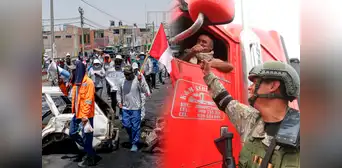 PNP y FF. AA. desbloquean Panamericana Sur y van por carreteras de Puno, Arequipa y Puerto Maldonado PNP y FF. AA. desbloquean Panamericana Sur y van por carreteras de Puno, Arequipa y Puerto Maldonado