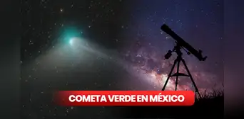 Cometa verde 2023: ¿a qué hora se verá el cometa verde en México? Cometa verde 2023: ¿a qué hora se verá el cometa verde en México?
