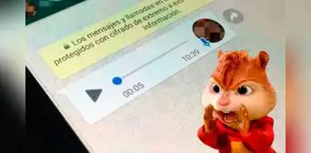 WhatsApp: ¿cómo enviar audios a tus amigos con 'voz de ardilla'? Aquí te diremos WhatsApp: ¿cómo enviar audios a tus amigos con 'voz de ardilla'? Aquí te diremos