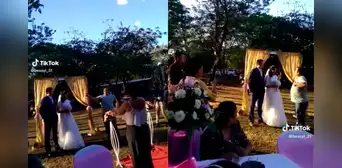 Padre interrumpe matrimonio de su yerno al descubrir que se estaba casando con otra mujer Padre interrumpe matrimonio de su yerno al descubrir que se estaba casando con otra mujer