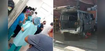 Explosión de automóvil en taller dejó 8 personas heridas en Chiclayo Explosión de automóvil en taller dejó 8 personas heridas en Chiclayo