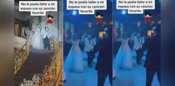 Recién casados hacen su entrada con tema de "Dragon Ball GT" y se vuelven un éxito