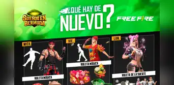 Free Fire: agenda semanal del 1 al 6 de febrero con Recarga de la Suerte y Armas Royale Free Fire: agenda semanal del 1 al 6 de febrero con Recarga de la Suerte y Armas Royale