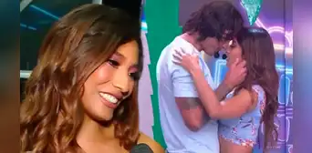 Nadia Collantes, participante de "EEG", da detalles de su apasionado beso con Gino Assereto
