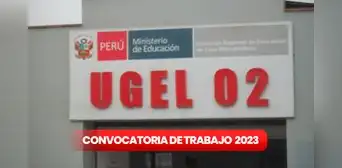¡Es tu oportunidad! UGEL 2 SMP ofrece trabajo con sueldos desde S/2.500 ¡Es tu oportunidad! UGEL 2 SMP ofrece trabajo con sueldos desde S/2.500