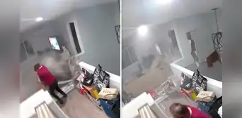 TikTok: mujer estuvo a punto de ser aplastada por una roca gigante que impactó contra su casa en Hawái