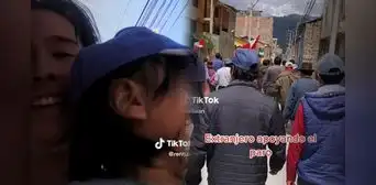 Extranjero protestó junto con su familia peruana contra el Gobierno: “El Perú es el país más luchador”