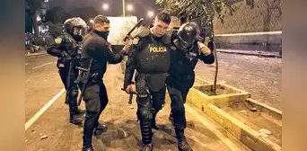 PNP registra 57 efectivos heridos en reciente jornada de manifestaciones PNP registra 57 efectivos heridos en reciente jornada de manifestaciones