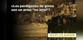 ¿Los perdigones de goma son un arma “no letal”? ¿Los perdigones de goma son un arma “no letal”?