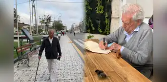 Mario Vargas Llosa: "He terminado una novela sobre la música peruana, sobre el vals peruano"