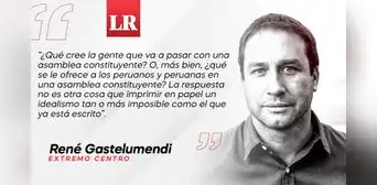 Asamblea constituyente en ristre, por René Gastelumendi Asamblea constituyente en ristre, por René Gastelumendi