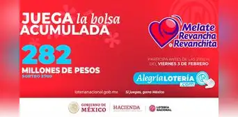 Sorteo Melate: Resultados de la Lotería Nacional HOY 3 de febrero Sorteo Melate: Resultados de la Lotería Nacional HOY 3 de febrero