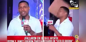 Gino Assereto lanza objeto a ‘Giselo’ en set de “EEG”: “Vemos la verdadera personalidad”