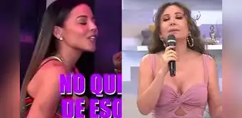 Janet Barboza responde a Luciana Fuster en vivo tras negarle entrevista: "No eres una bebita"