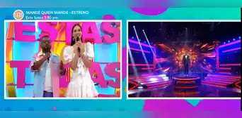 Natalie Vértiz y Yaco Eskenazi juntos en TV: actor fue presentado como nuevo conductor de "Estás en todas"